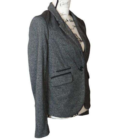 The Limited Gray One Button Blazer, Size 8 - Picture 3 of 6